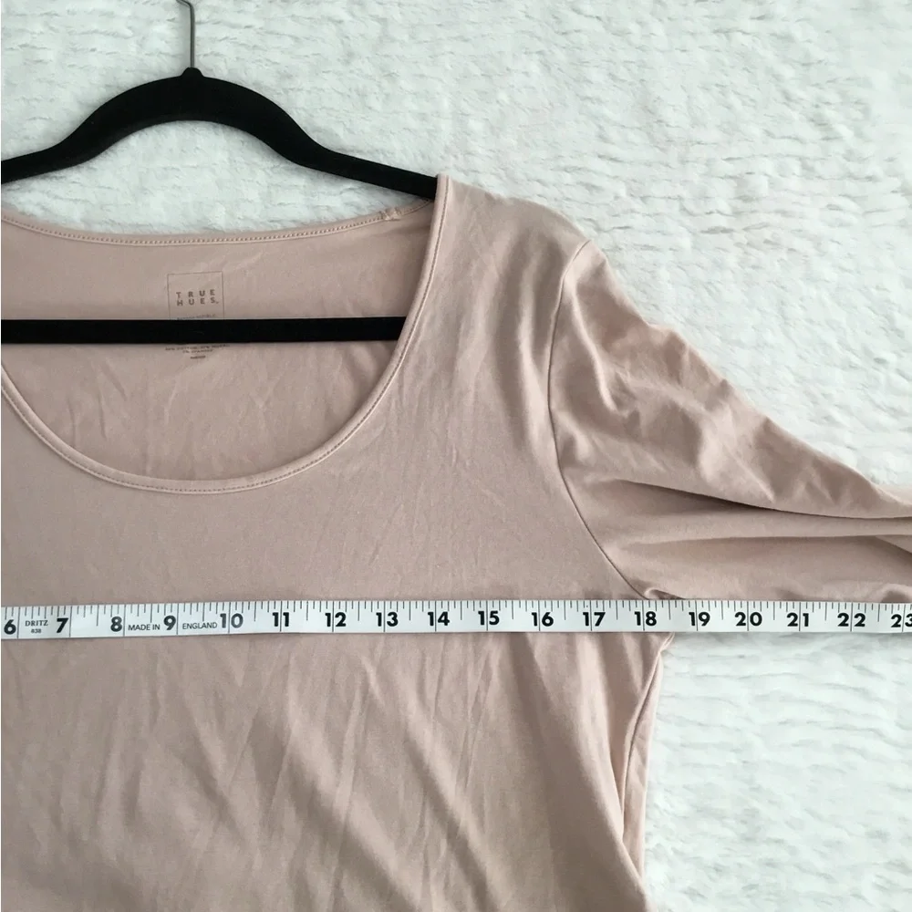 True hues by banana Republic long sleeve light nude bodysuit size XL NWT - Picture 4 of 6